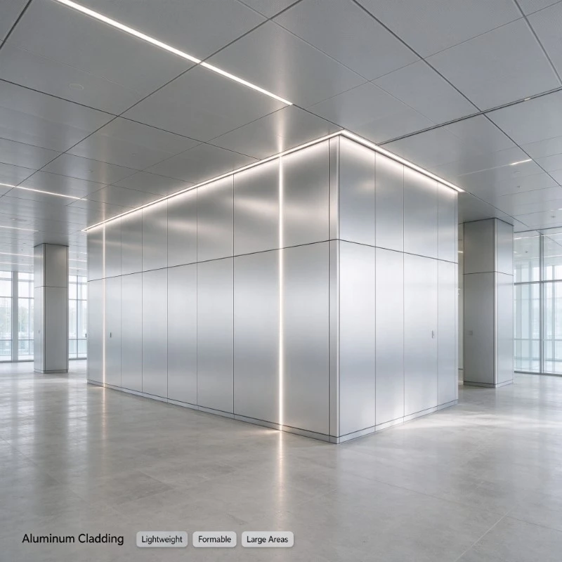 aluminum cladding aluminum cladding